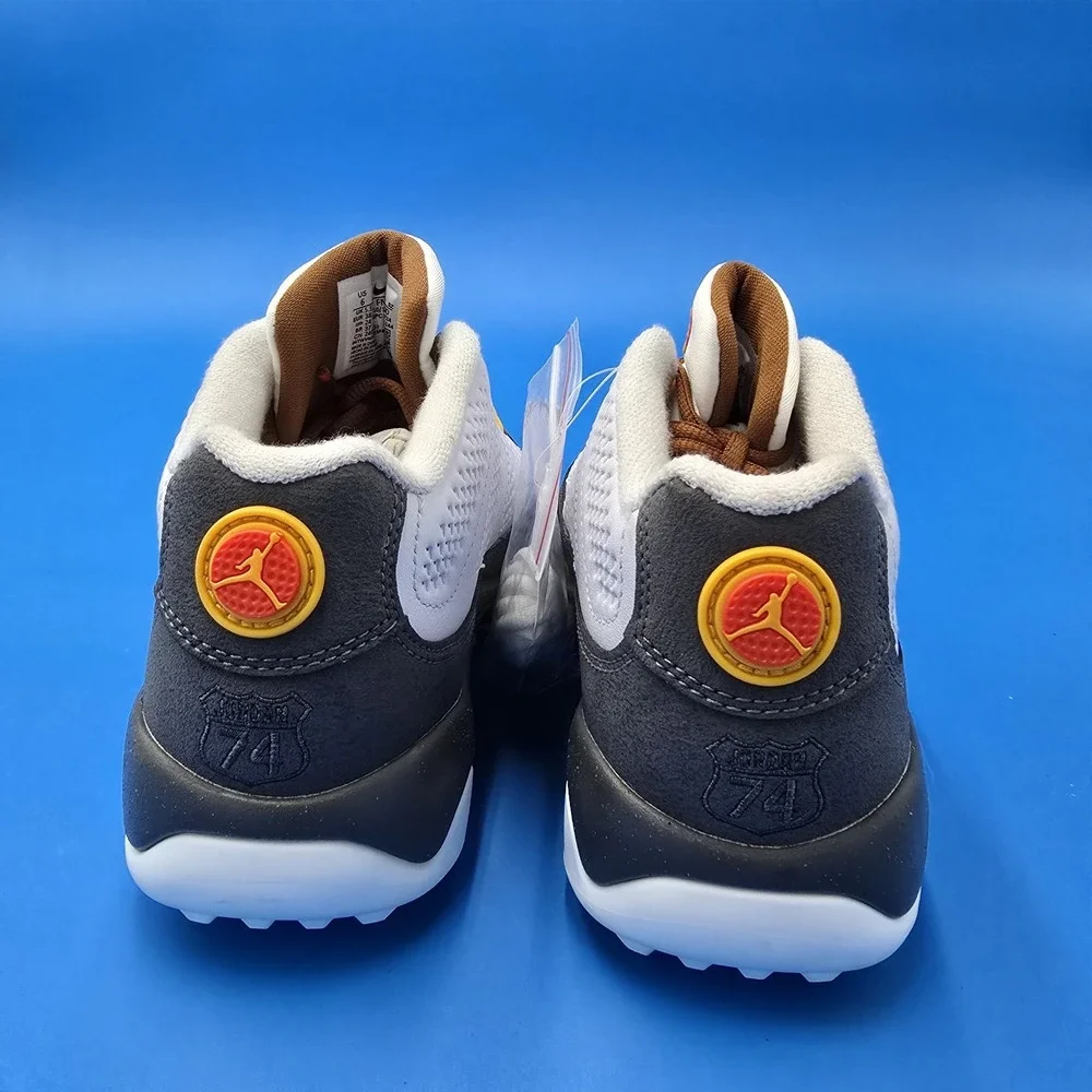 Air Jordan 9‎ Retro Golf Barons White Black Wolf Grey FN6931-100 Mens Size 6 NEW